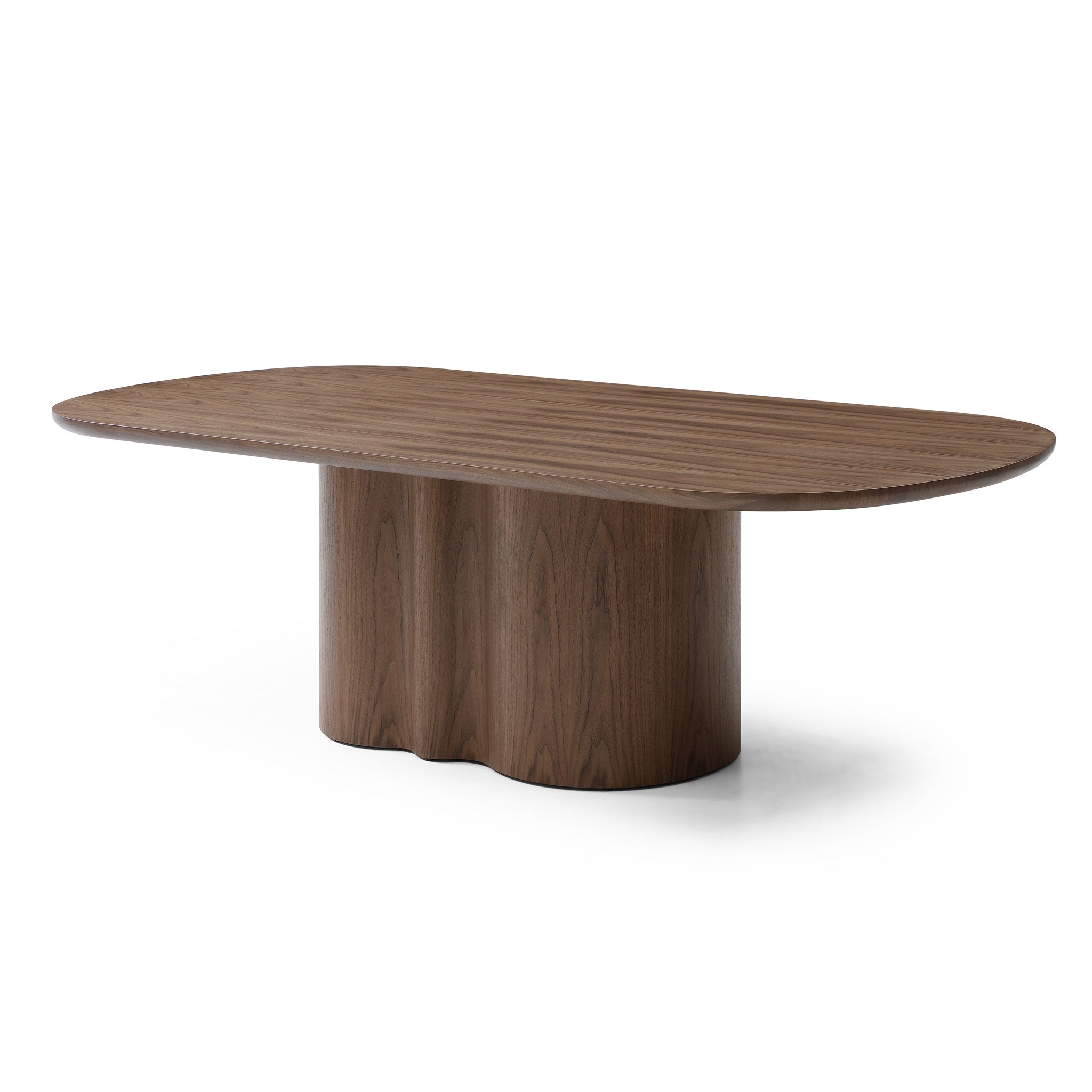 CDT12723-RX 2.39m Oval Dining Table - Walnut