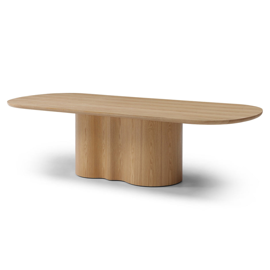 CDT12724-RX 2.69m Oval Dining Table - Ash Natural