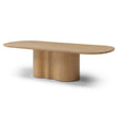 CDT12724-RX 2.69m Oval Dining Table - Ash Natural