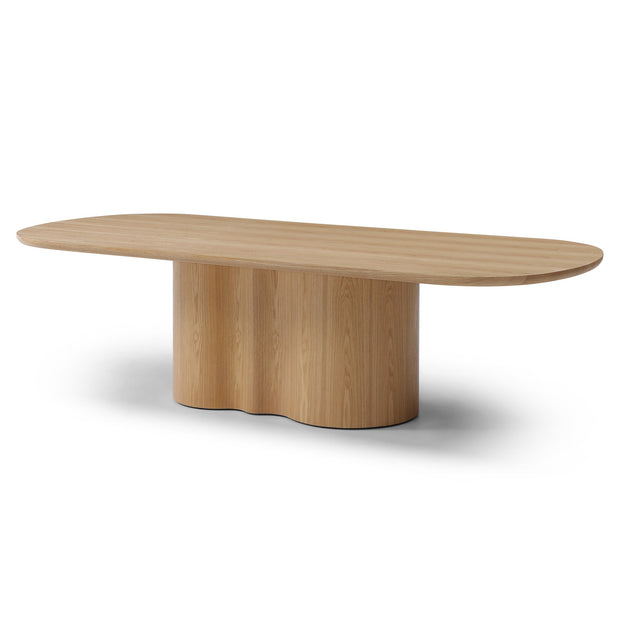 CDT12724-RX 2.69m Oval Dining Table - Ash Natural