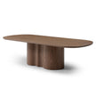 CDT12725-RX 2.69m Oval Dining Table - Walnut
