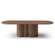 CDT12725-RX 2.69m Oval Dining Table - Walnut