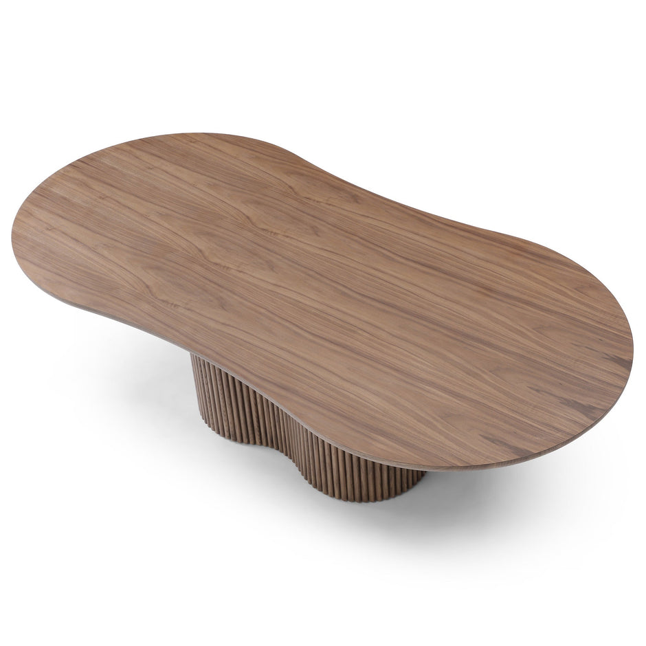 CDT12727-RX 2.39m Freeform Dining Table - Walnut