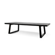 CDT2746 3m Reclaimed Dining Table - Full Black