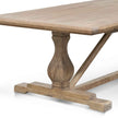 CDT514 3m Reclaimed Elm Dining Table - Rustic Natural