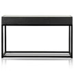 CDT6307-NI 1.39m Reclaimed Console Table - Full Black