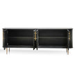 CDT6314-VA 2.2m Buffet Unit - Textured Espresso Black