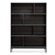 CDT6407-KD Deakin Wooden Bookcase - Black