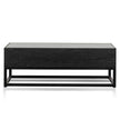 CDT6639-NI 1.2m Elm Coffee Table - Full Black