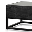 CDT6639-NI 1.2m Elm Coffee Table - Full Black