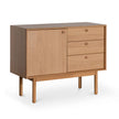 CDT6641-VN Narrow Wooden Sideboard and Buffet - Natural