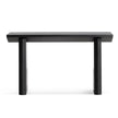 CDT6718-CN 1.4m Oak Console Table - Black