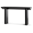 CDT6718-CN 1.4m Oak Console Table - Black
