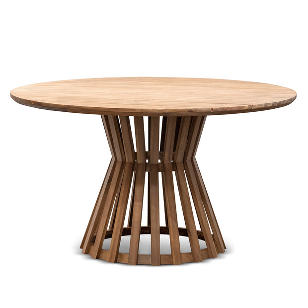 CDT6726-EM 1.35m Round Dining Table - Light Natural Acacia