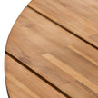 CDT6726-EM 1.35m Round Dining Table - Light Natural Acacia