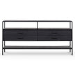 CDT6764-NI 1.6m Sideboard Unit - Full Black