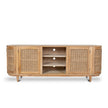 CDT6768 2.1m Sideboard Unit - Natural with Rattan Doors