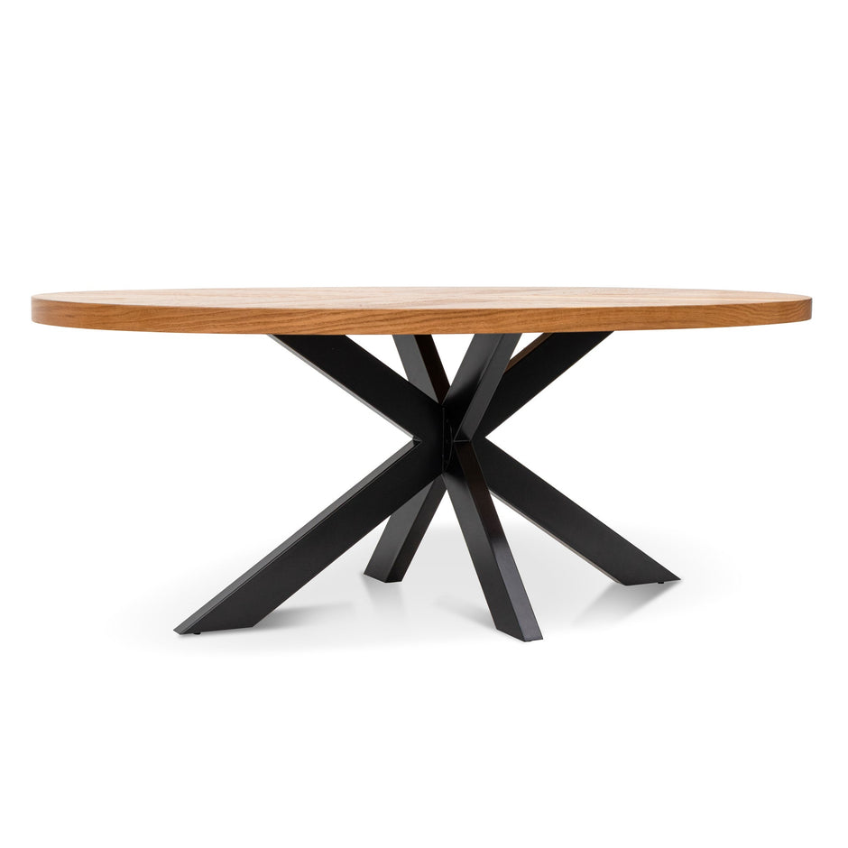 CDT6989-VN 2m Dining Table - European Knotty Oak