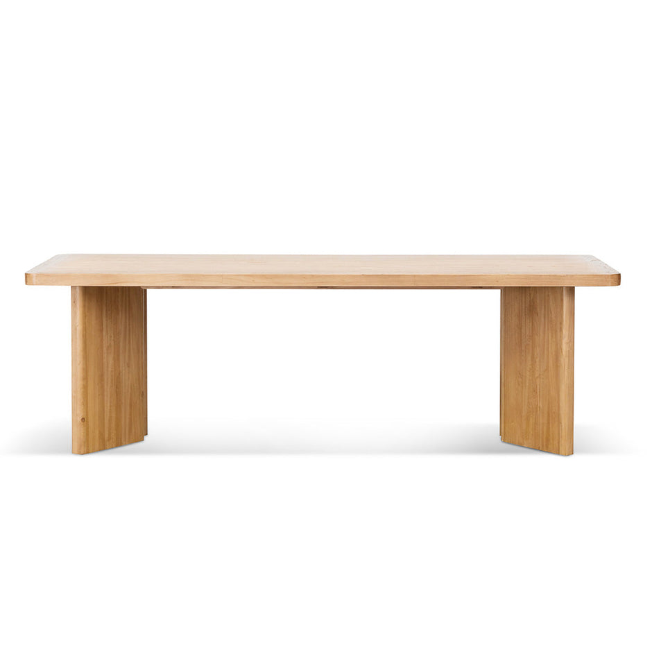 CDT12656-NI 3m Elm Dining Table - Natural