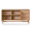 CDT8385-VN Wide Sideboard Unit with Drawers - Natural Oak
