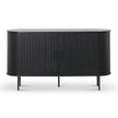 CDT8437-KD 1.4m Wooden Buffets Unit - Full Black