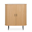 CDT8438-KD 1.18 (H) Wooden Storage Cabinet - Natural