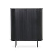 CDT8439-KD 1.18 (H) Wooden Storage Cabinet - Full Black
