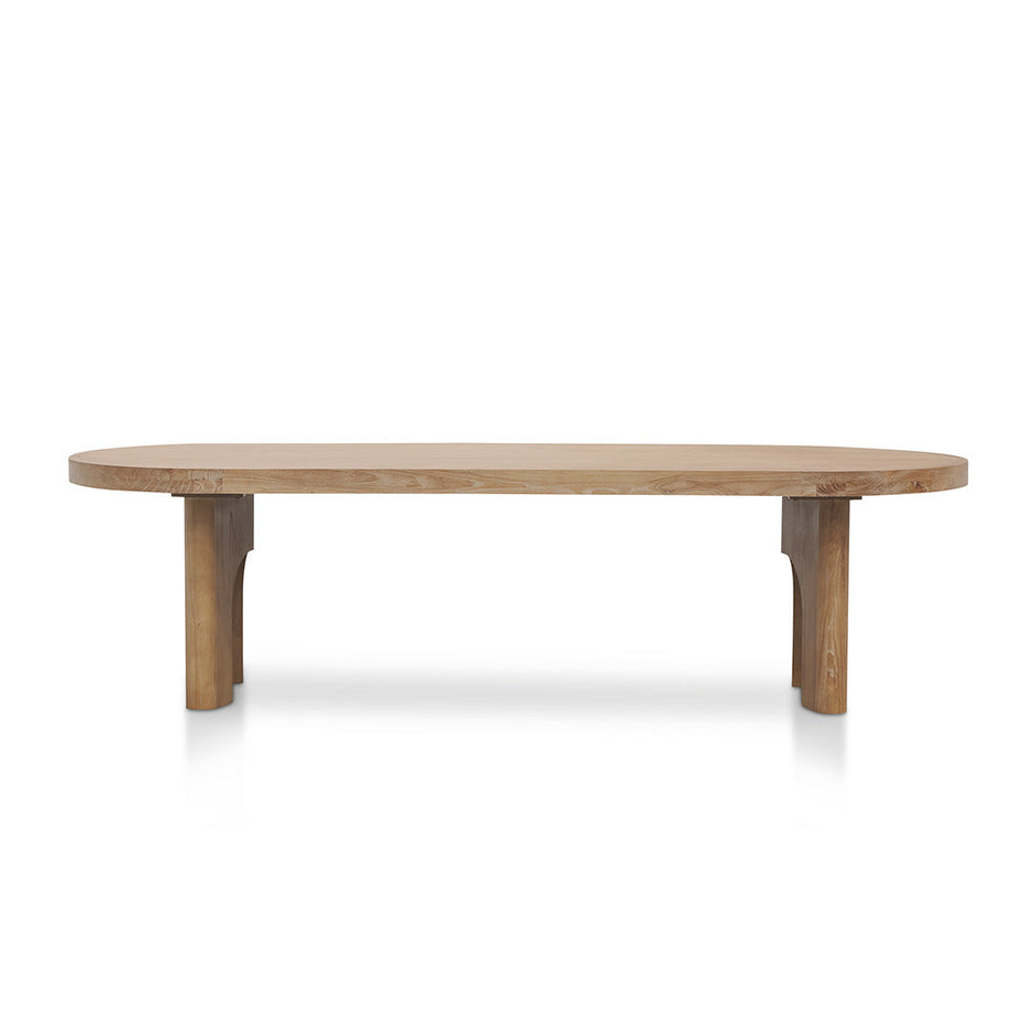 CDT8508-NI 2.8m oval dining table - Natural