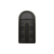 CDT8530-VA 2m (H) Glass Cabinet - Textured Espresso Black
