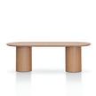 CDT8884-CN 2.5m Wooden Dining Table - Natural