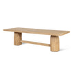 CDT8656-NA 2.8m Elm Dining Table - Natural