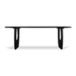 CDT8718-RB 2.2m Dining Table - Full Black