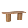 CDT8764-MA 2.4m Oval Dining Table - Natural