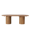 CDT8764-MA 2.4m Oval Dining Table - Natural
