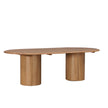 CDT8764-MA 2.4m Oval Dining Table - Natural