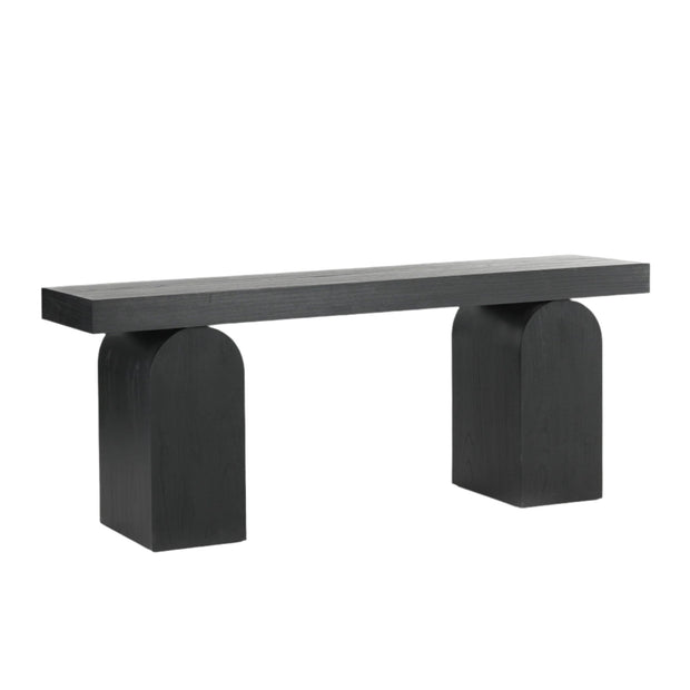 CDT8958-NI 1.9m New Elm Console Table - Full Black