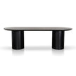 CDT8973-CN 2.5m Wooden Dining Table - Black