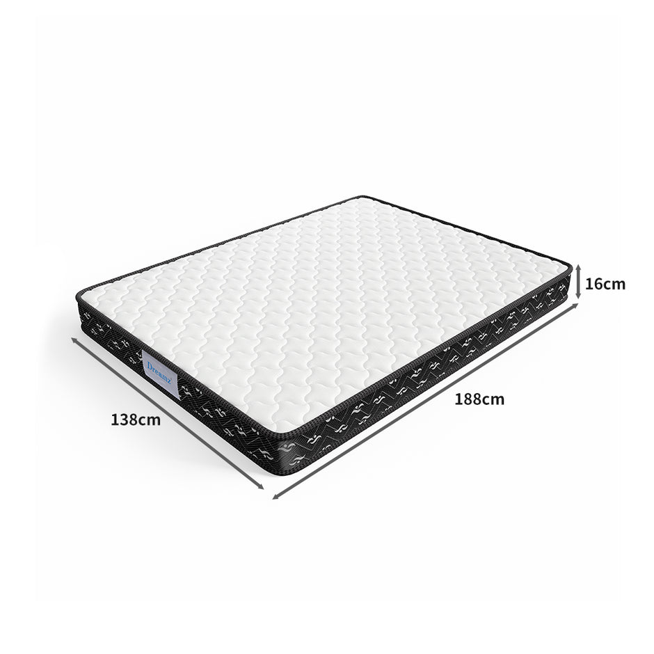 Dreamz Spring Mattress Bed Pocket Tight Double-2018816841446723586