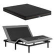 Artiss King size bed frame with Giselle Bedding King Mattress, adjustable bed Base Combo for Snoring Relief, Independent Head Foot Incline, Wireless Remote, Black,18cm Thickness