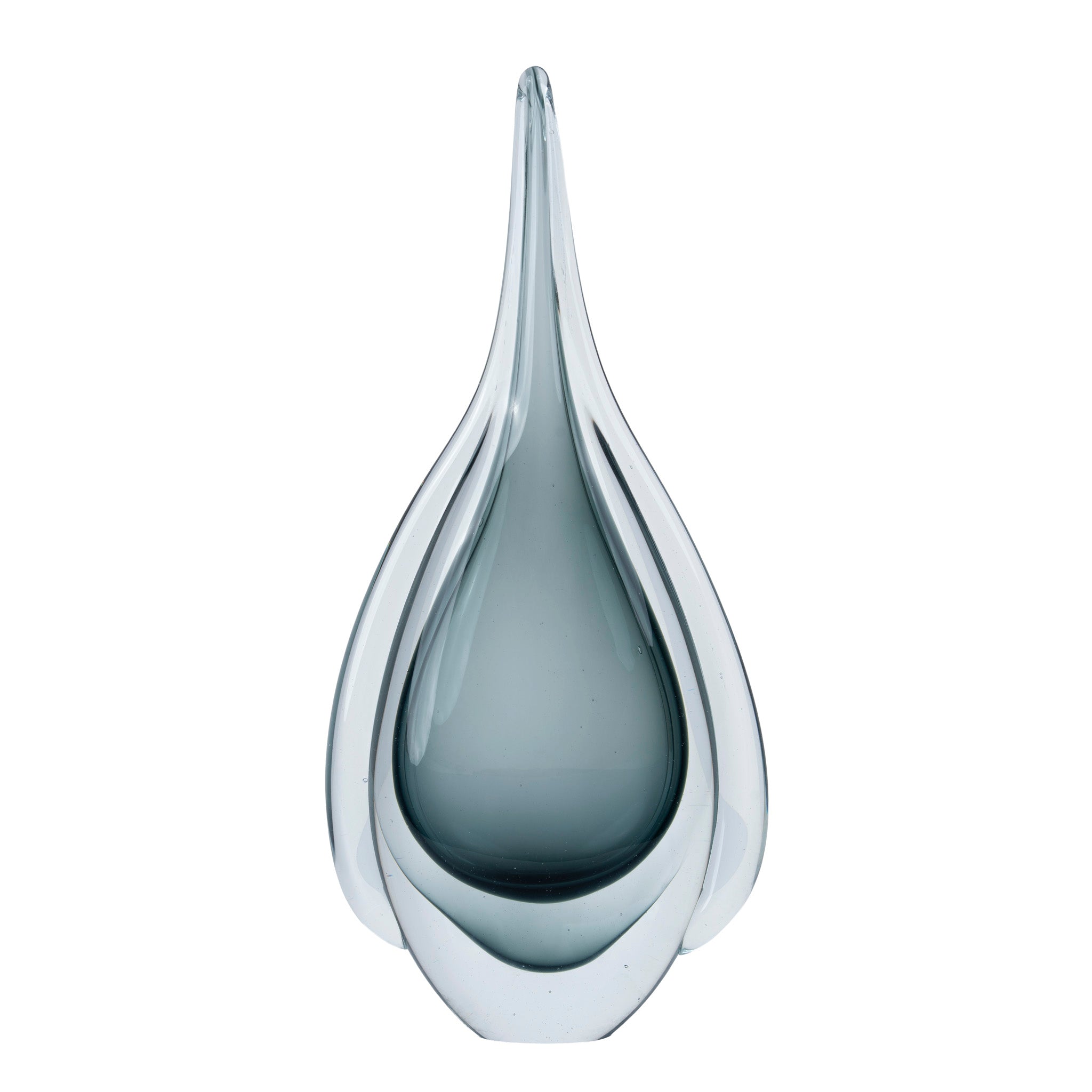 CAC12314-FC Gray glass pendant ornament