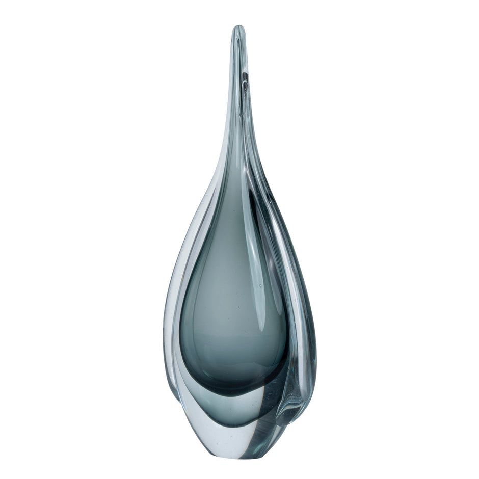 CAC12314-FC Gray glass pendant ornament