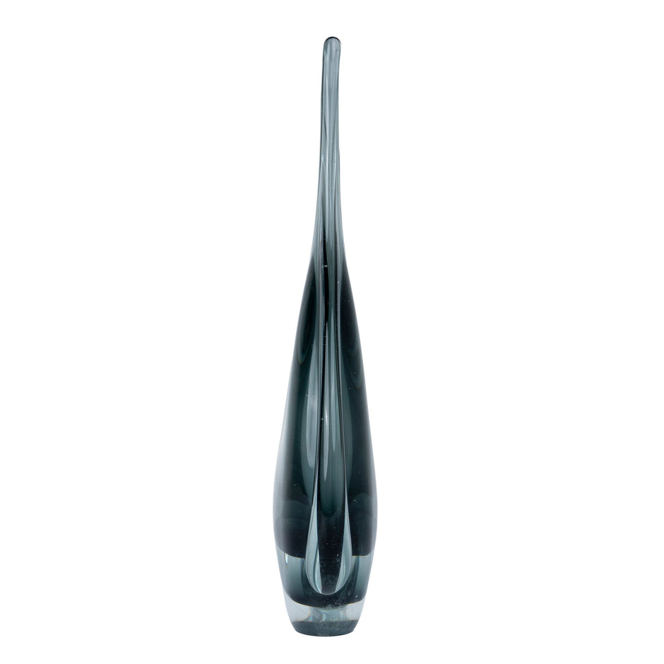 CAC12314-FC Gray glass pendant ornament