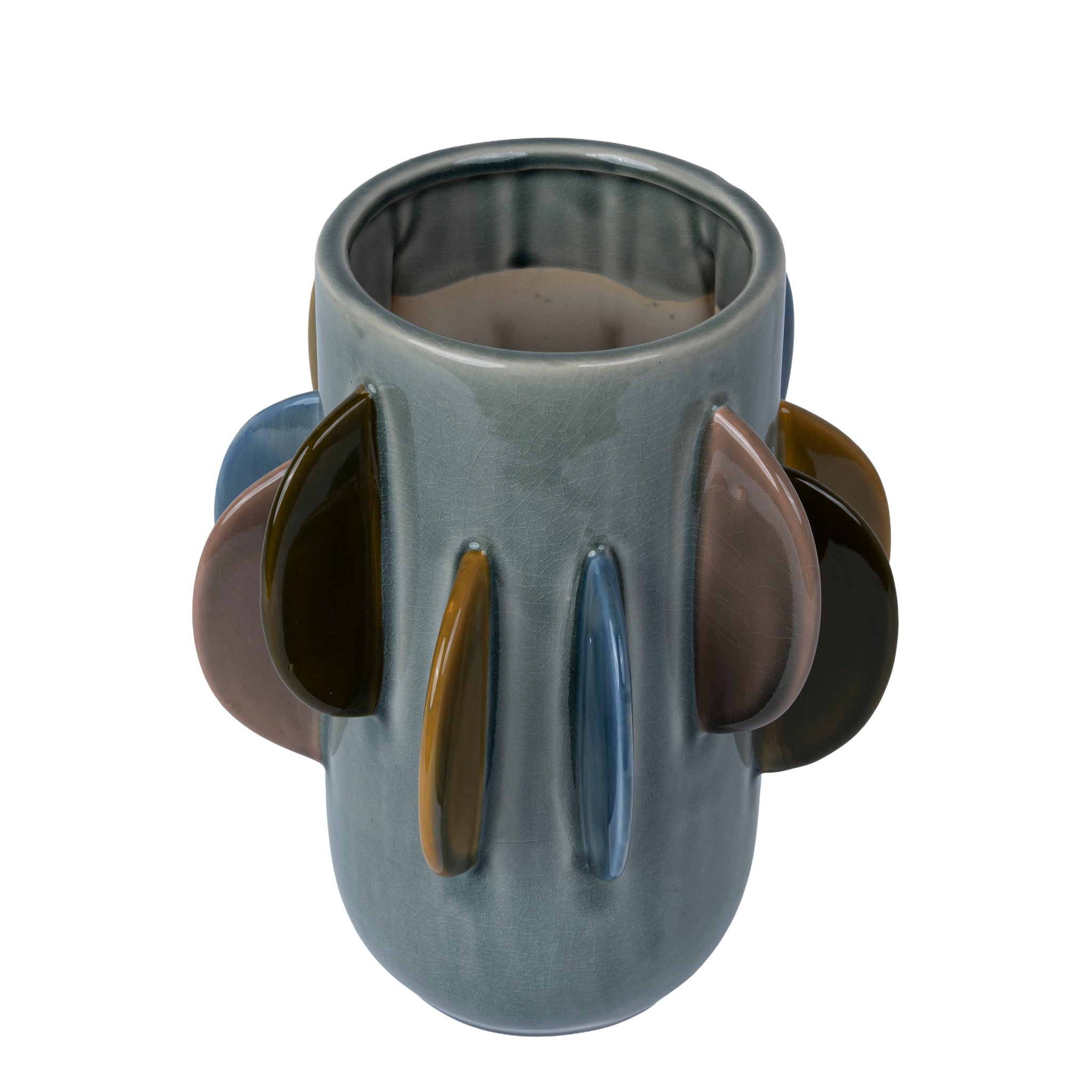 CAC12332-FC Colorful Fin Vase Style B