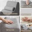 Artiss Chaise Lounge Chair Ergonomic S-Curve Floor Lounger Boneless Lounge Chairs Grey