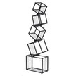 Artiss 5-Tier Bookshelf Metal Geometric Display Shelf Storage Organizer Black