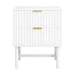 Artiss 2X Bedside Table White Nightstand 2 Drawers