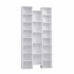 Artiss Bookshelf Display Shelves CD DVD Storage Rack Tall Bookcase White
