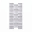 Artiss Bookshelf Display Shelves CD DVD Storage Rack Tall Bookcase White