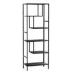 Artiss Bookshelf 5 Tiers RHYS Black