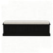 Artiss Storage Ottoman Blanket Box 140cm Fluted Black